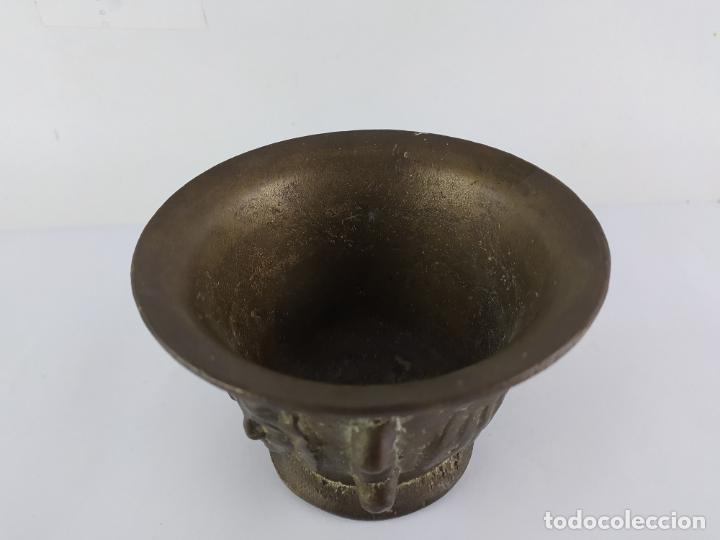 Antig&uuml;edades: Antiguo mortero de bronce - Foto 5