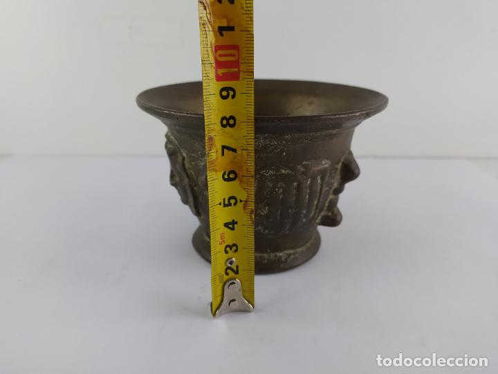 Antig&uuml;edades: Antiguo mortero de bronce - Foto 7
