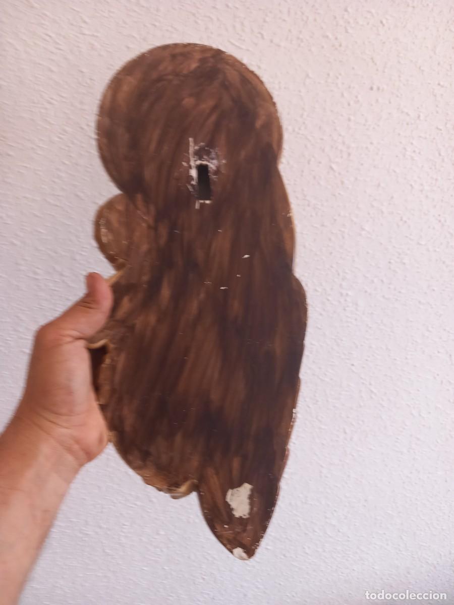 Antig&uuml;edades: Antigua virgen con ni&ntilde;o echa en estuco - Foto 6