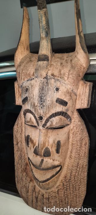 Antig&uuml;edades: MASCARA DE MADERA,54 x 23 CMS. - Foto 4
