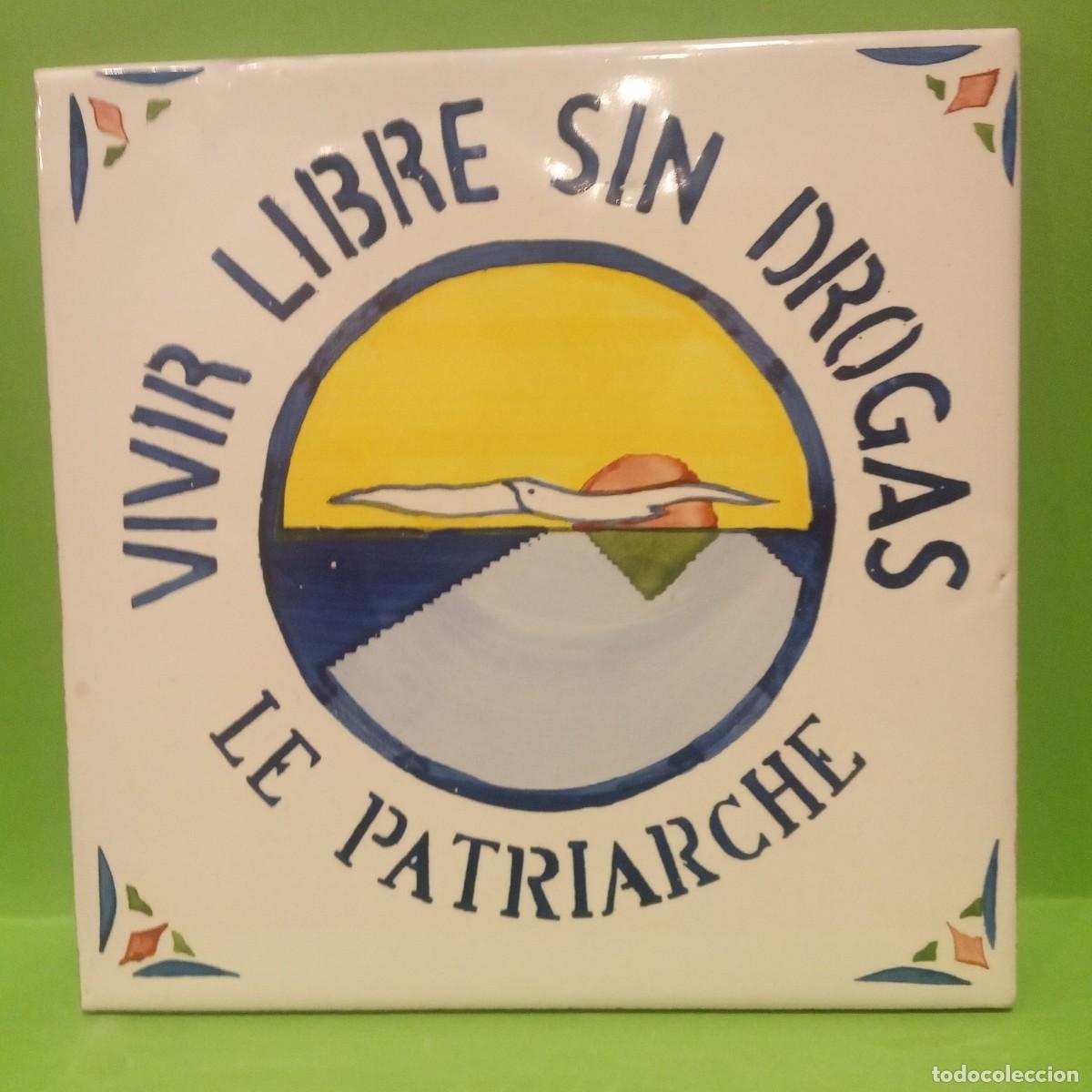 Antig&uuml;edades: Azulejo vintage &rdquo;Le Patriarche&rdquo; - Foto 1