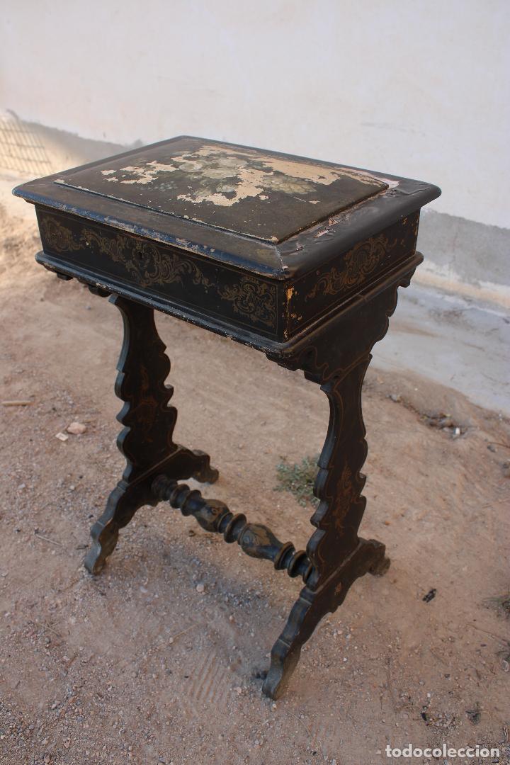 Antig&uuml;edades: costurero antiguo para restaurar - Foto 2