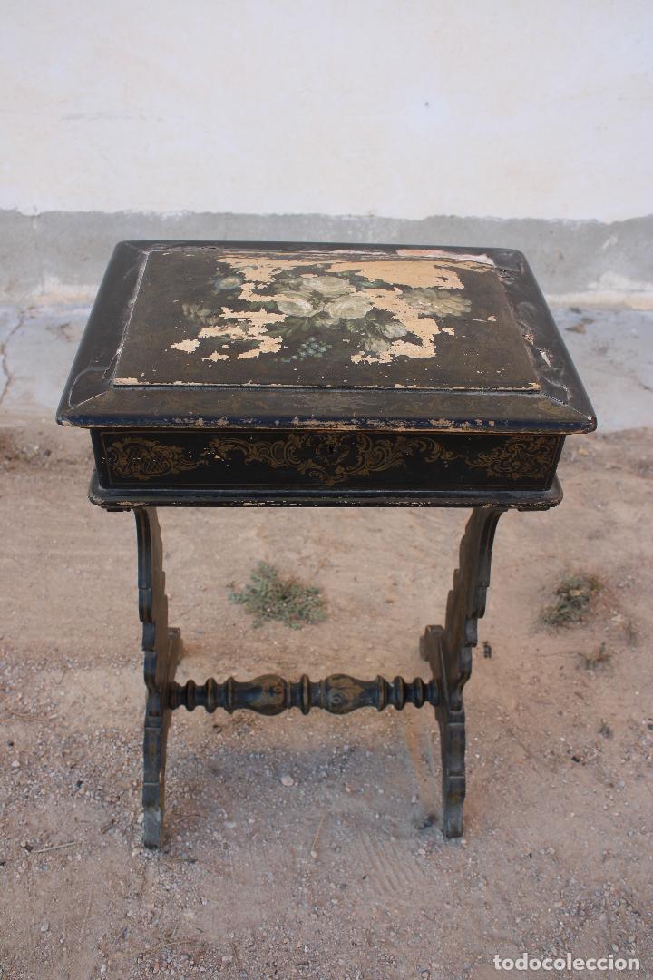 Antig&uuml;edades: costurero antiguo para restaurar - Foto 3