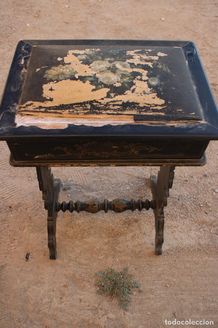 Antig&uuml;edades: costurero antiguo para restaurar - Foto 5