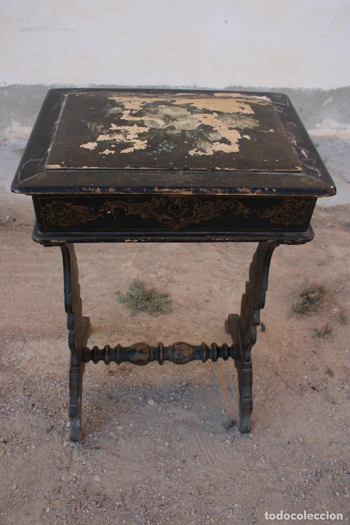 Antig&uuml;edades: costurero antiguo para restaurar - Foto 6