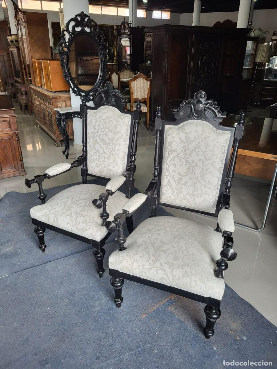 Antig&uuml;edades: Sillones de estilo Alfonsino - Foto 2