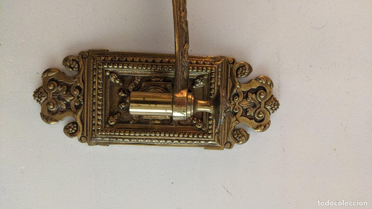 Antig&uuml;edades: LAMPARA EXTENSIBLE DORADA PAREZ LATON - Foto 7