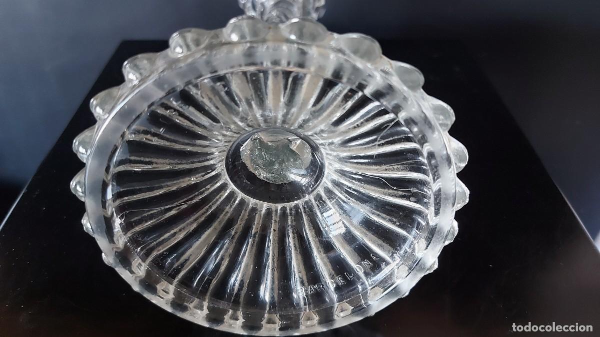 Antig&uuml;edades: CANDELERO - CANDELABRO DE CRISTAL - Foto 7