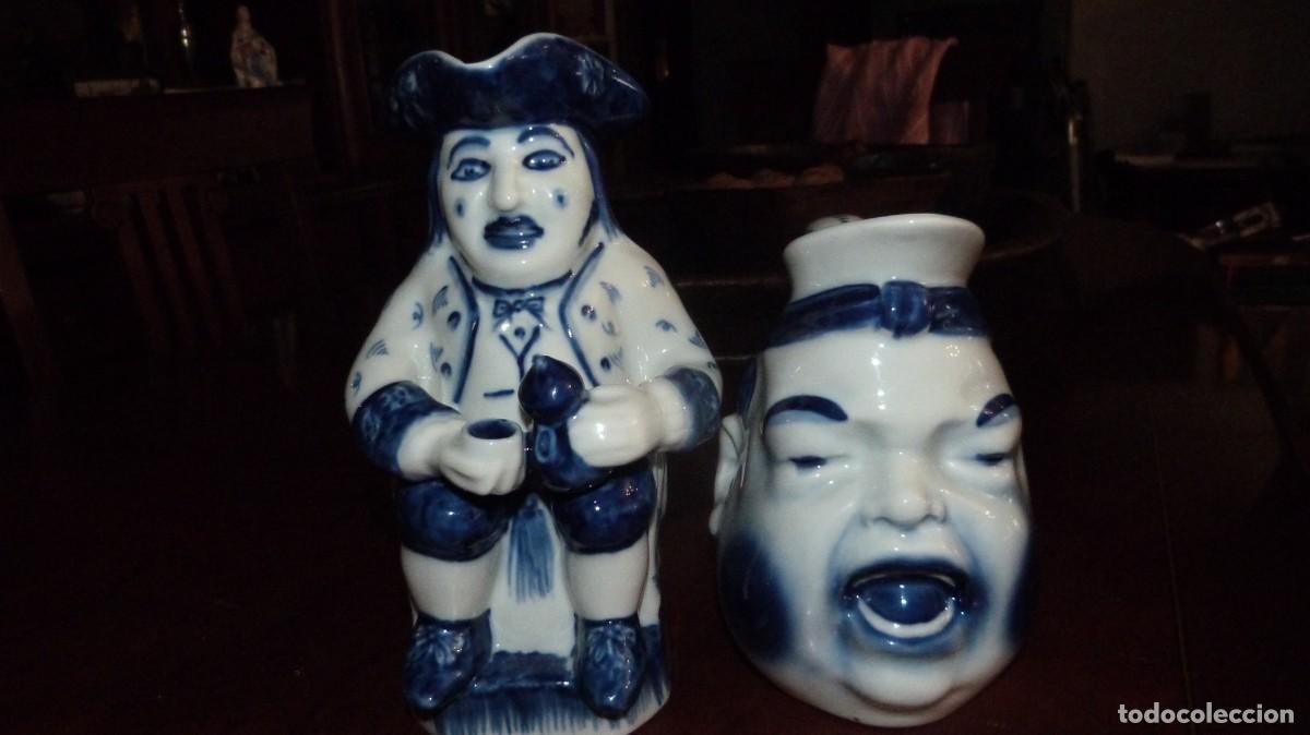 Antig&uuml;edades: VIANA DO CASTELO,PORTUGAL, DOS JARRAS CERAMICA 17 Y 22 CMS.-NO ANTIGUEDADES