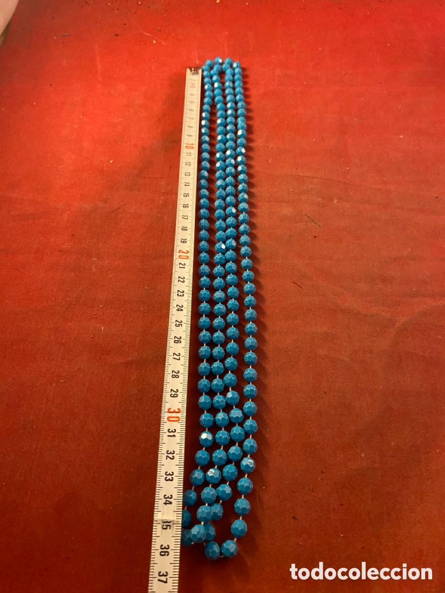 Antig&uuml;edades: Collar de piedras azules - Foto 3