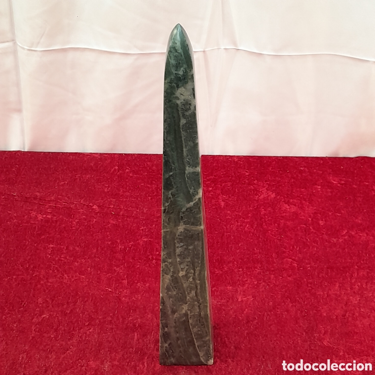 Antig&uuml;edades: OBELISCO DE M&Aacute;RMOL. FINALES SIGLO XX. - Foto 2
