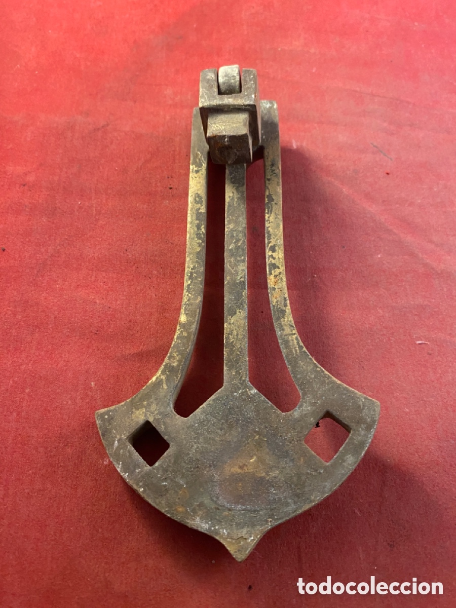 Antig&uuml;edades: Antiguo llamador de bronce - Foto 2