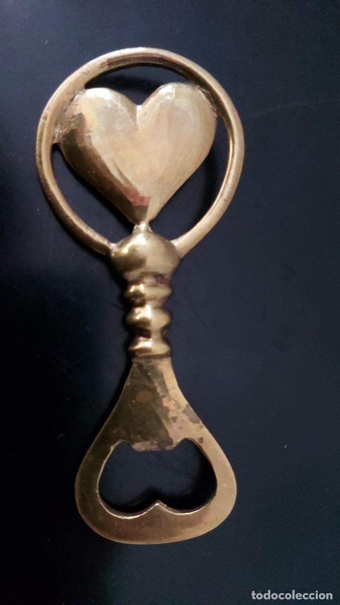 Antig&uuml;edades: ABRIDOR BRONCE CORAZON - Foto 3