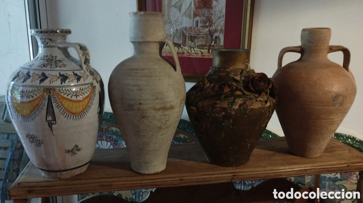 Antig&uuml;edades: Cantarero antiguo con sus cantaros - Foto 6