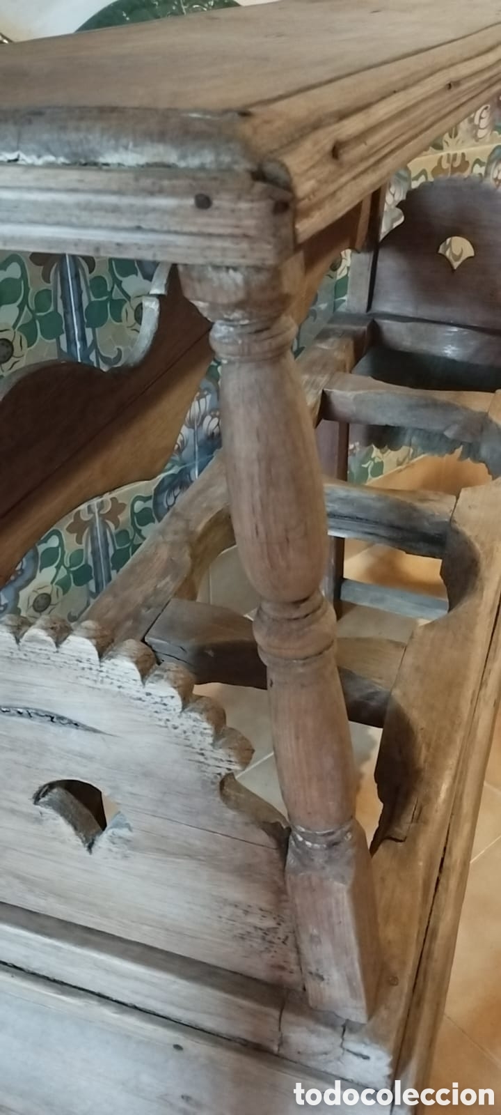 Antig&uuml;edades: Cantarero antiguo con sus cantaros - Foto 8