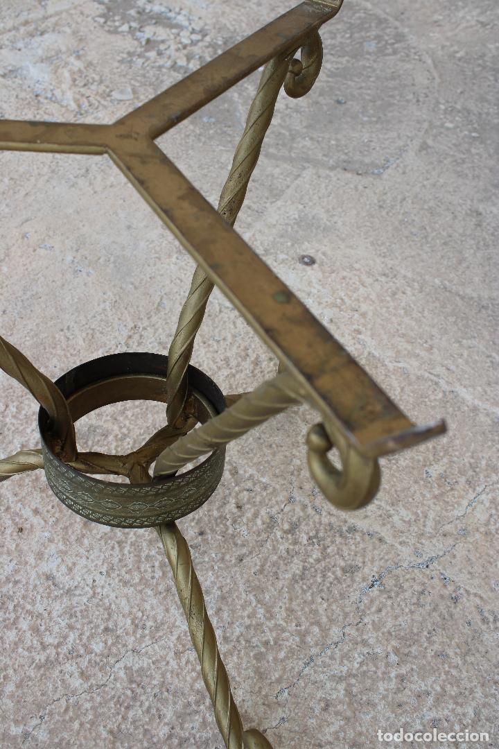Antig&uuml;edades: mesa en hierro de forja - Foto 5
