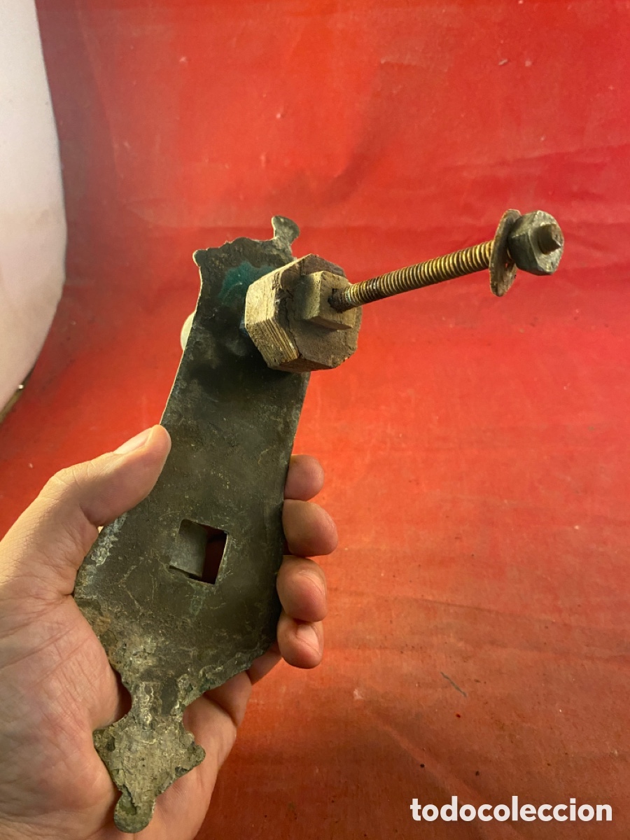 Antig&uuml;edades: Antiguo llamador bronce - Foto 3