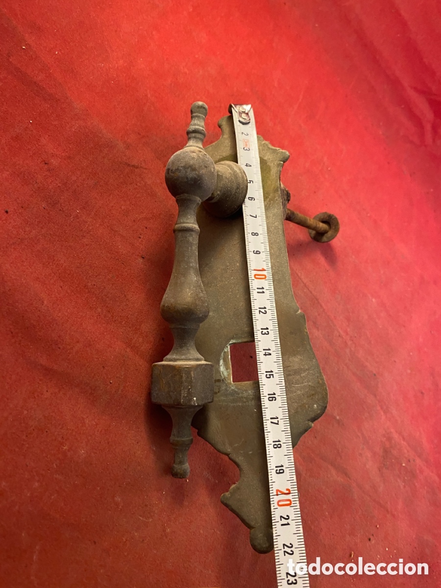 Antig&uuml;edades: Antiguo llamador bronce - Foto 4