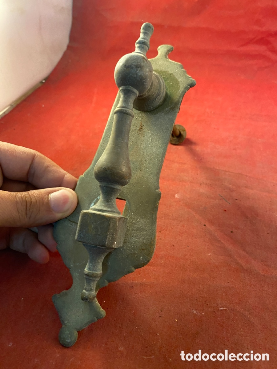 Antig&uuml;edades: Antiguo llamador bronce - Foto 1
