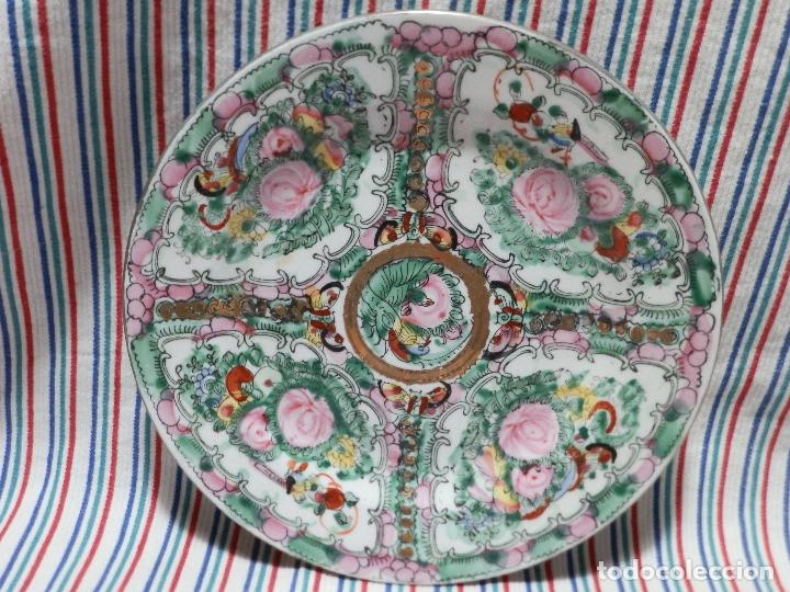Antig&uuml;edades: PLATO PORCELANA CHINA, SELLO EN BASE
