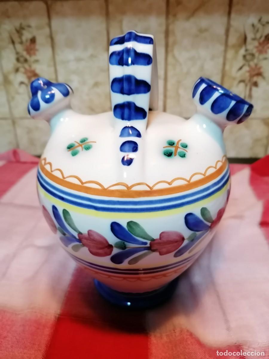 Antig&uuml;edades: BOTIJO DE CER&Aacute;MICA DE TALAVERA - Foto 3