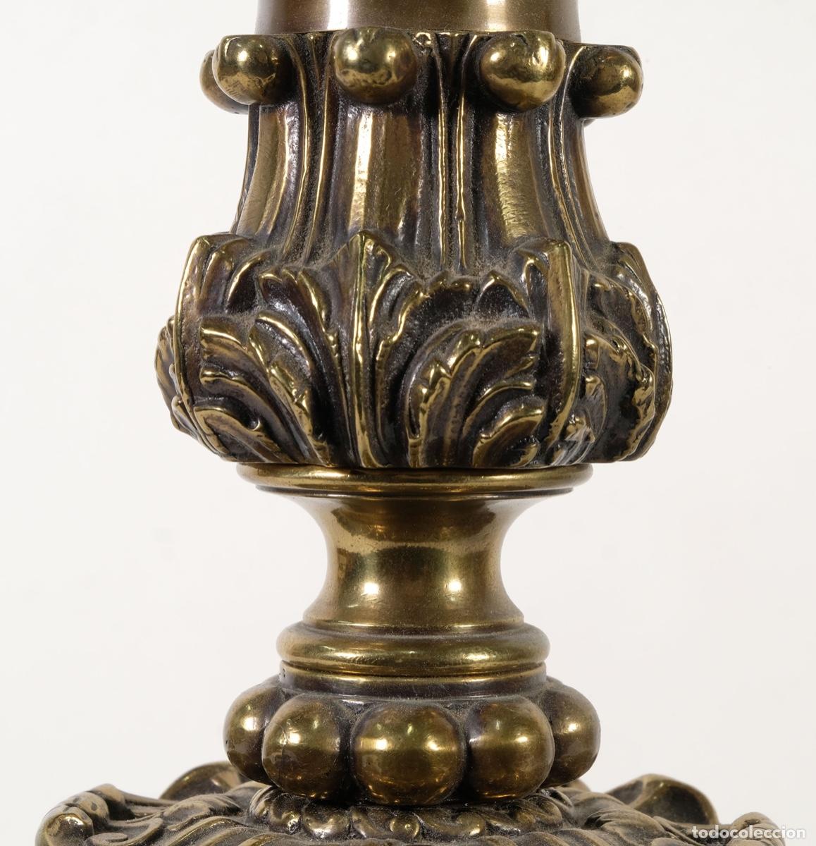 Antig&uuml;edades: Quinqu&eacute; en bronce dorado - Foto 6