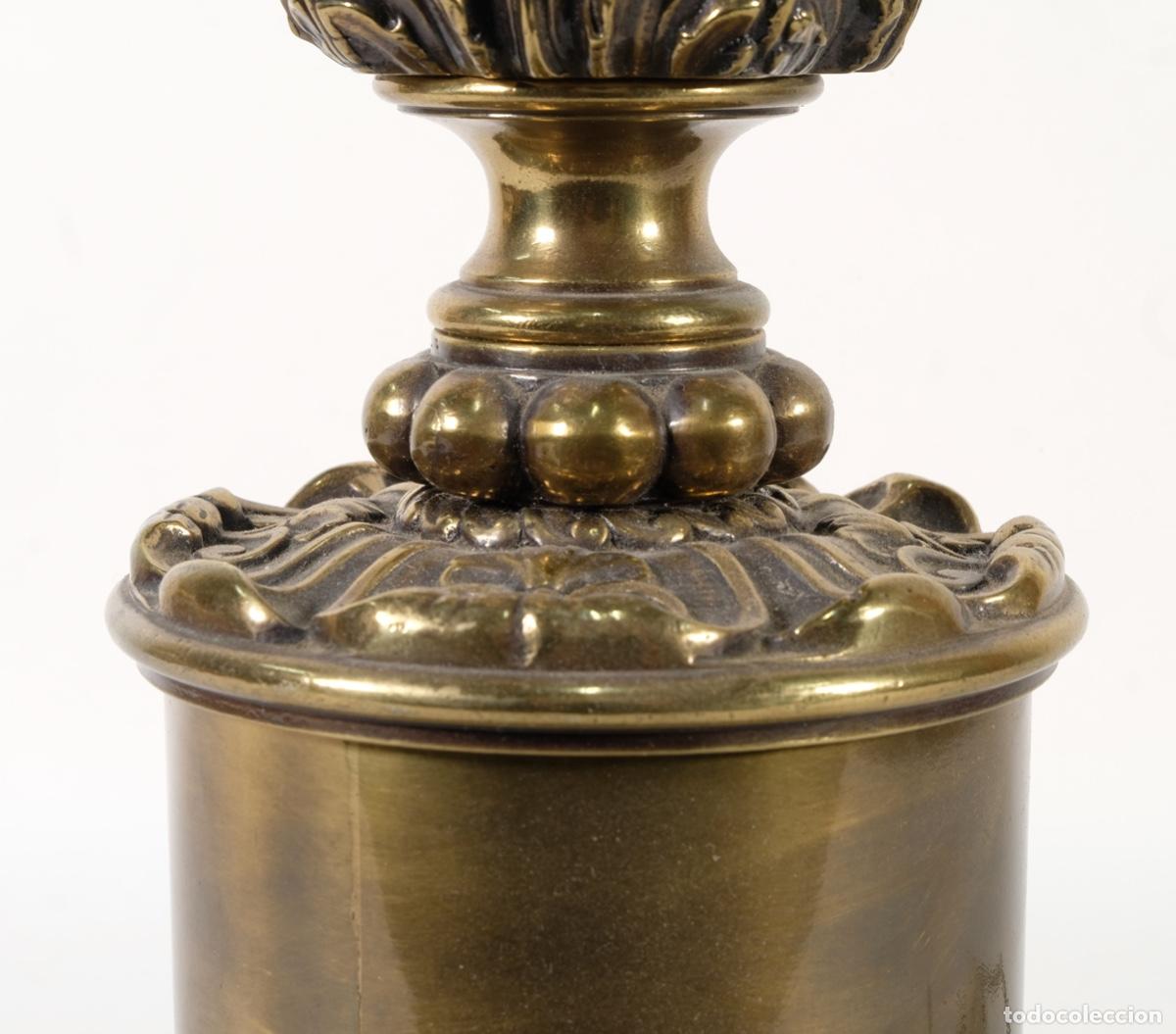 Antig&uuml;edades: Quinqu&eacute; en bronce dorado - Foto 7
