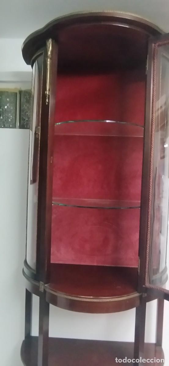 Antig&uuml;edades: Vitrina caoba - Foto 5