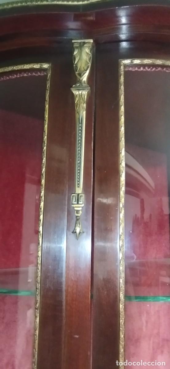 Antig&uuml;edades: Vitrina caoba - Foto 7