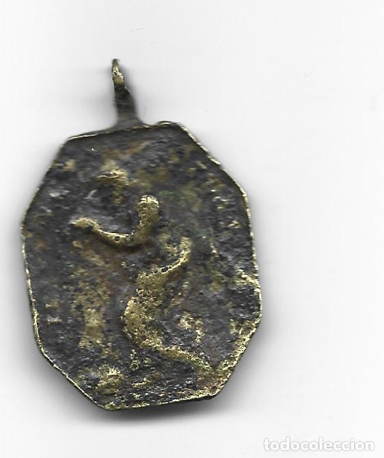 Antig&uuml;edades: ANTIGUA MEDALLA RELIGIOSA - Foto 2