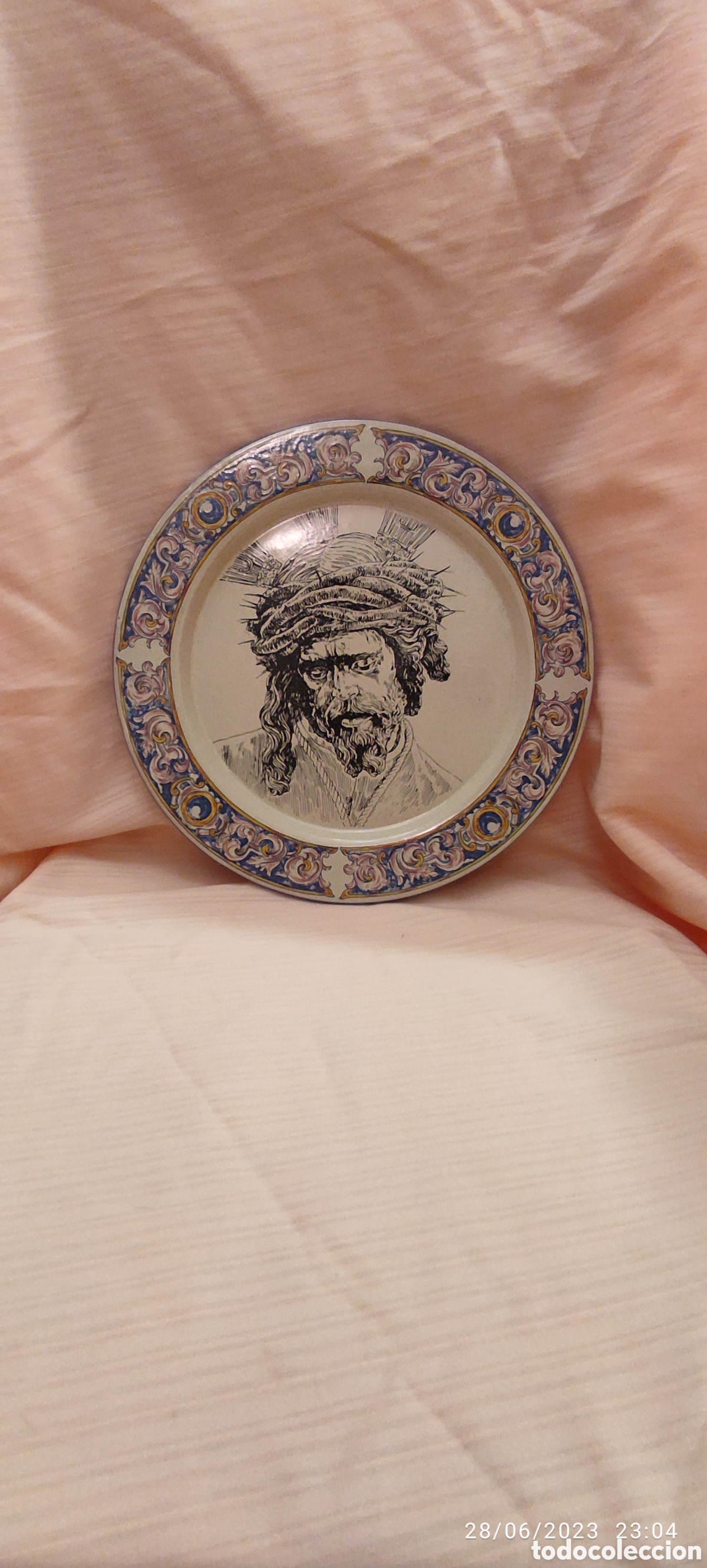 Antig&uuml;edades: Plato de cer&aacute;mica - Foto 2