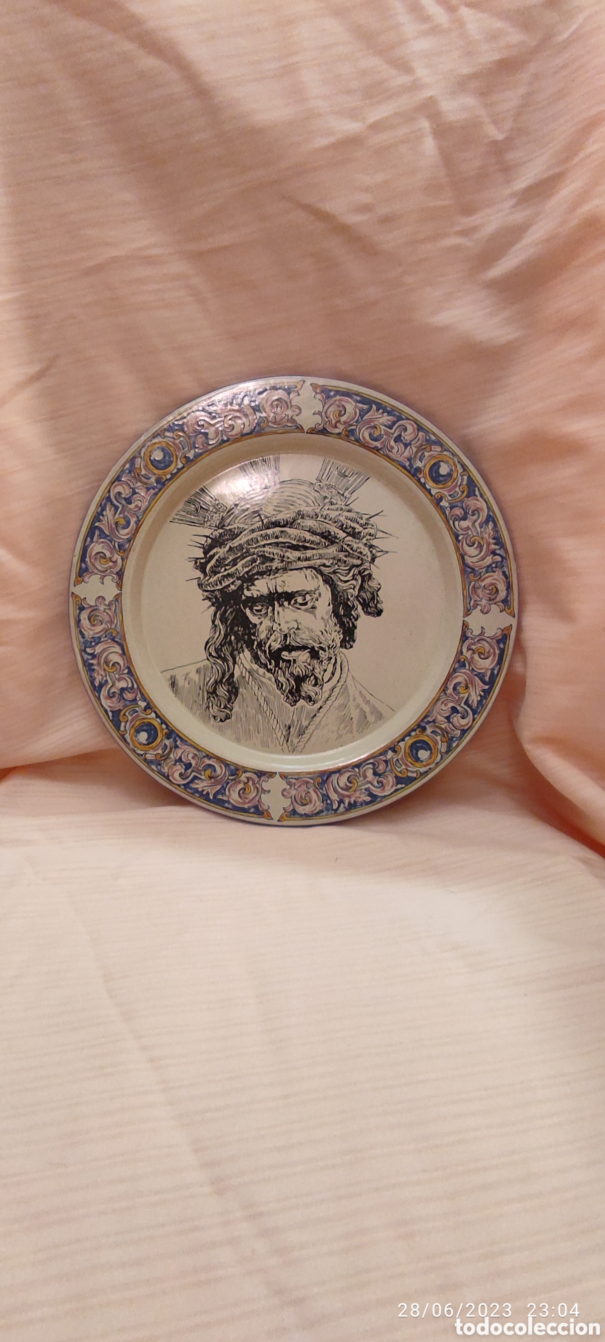 Antig&uuml;edades: Plato de cer&aacute;mica - Foto 5