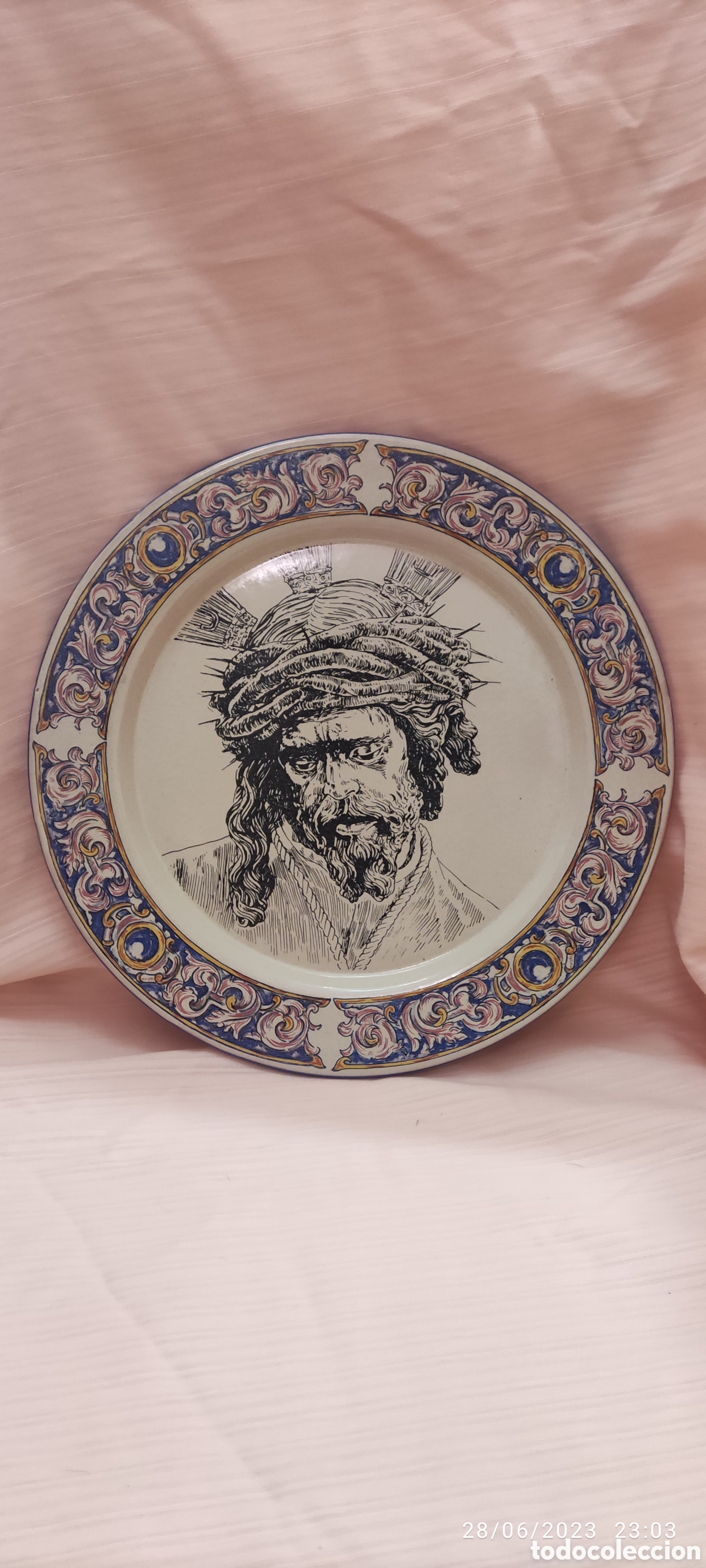 Antig&uuml;edades: Plato de cer&aacute;mica - Foto 6