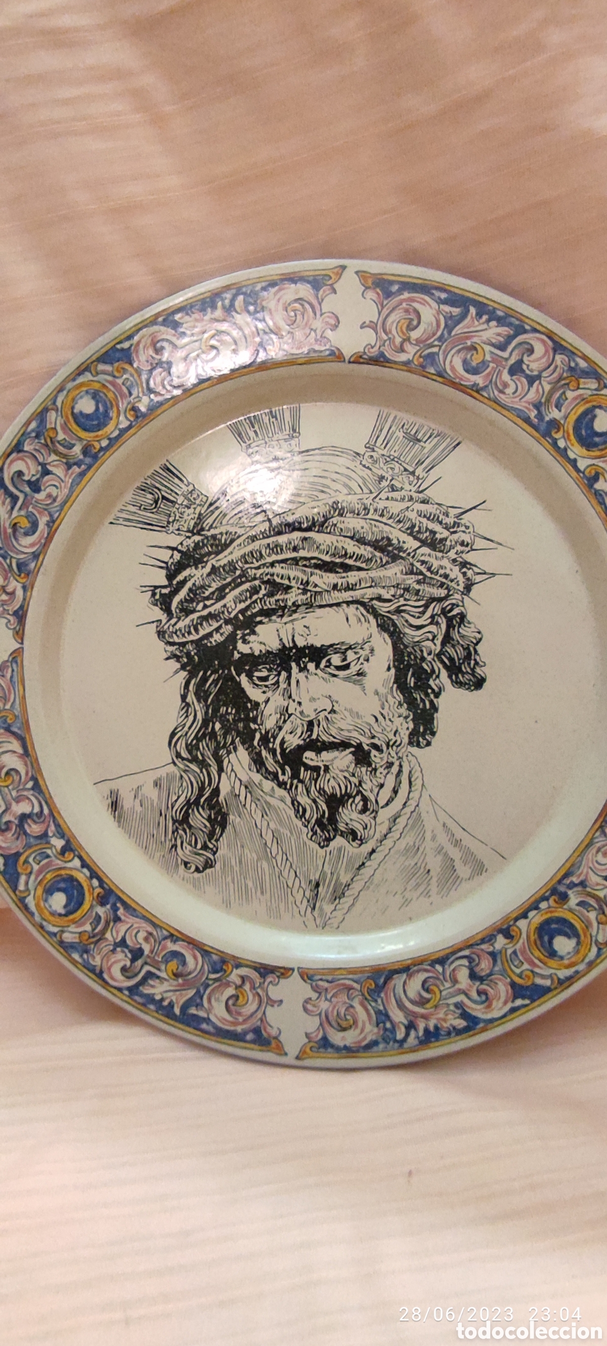 Antig&uuml;edades: Plato de cer&aacute;mica - Foto 1