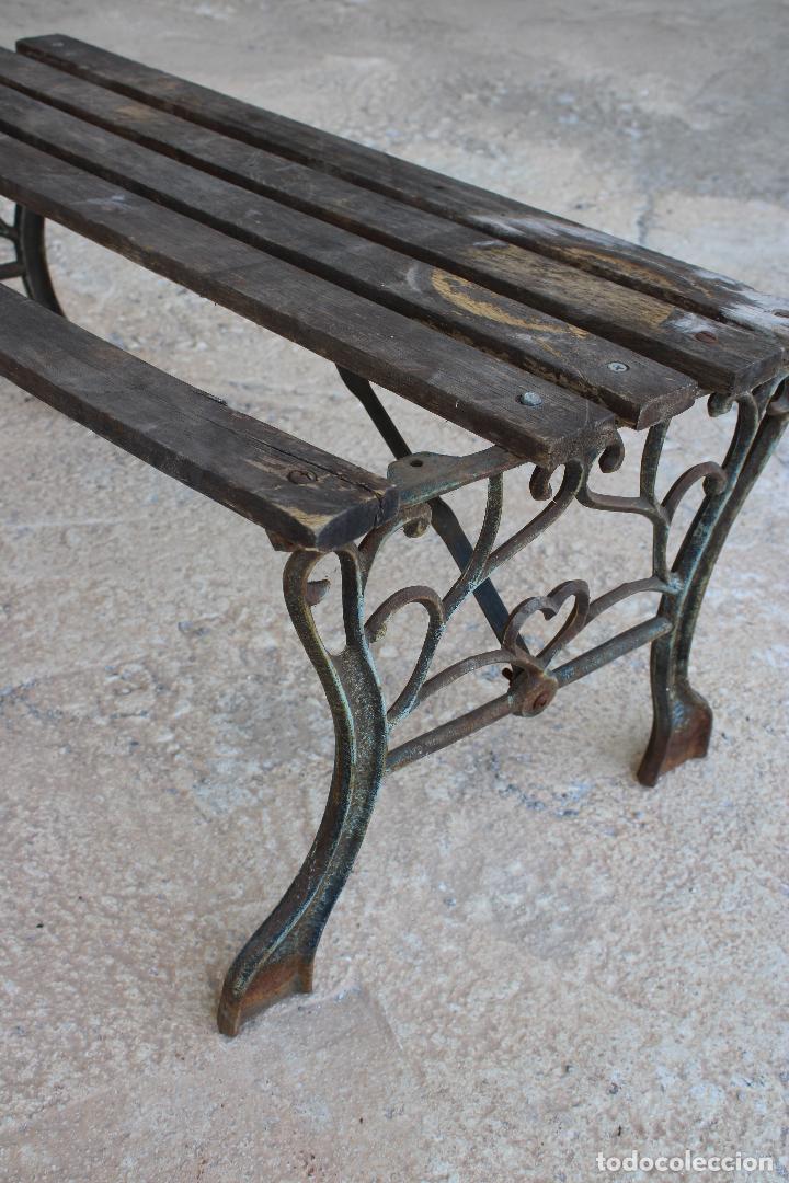 Antig&uuml;edades: mesa de hierro fundido - Foto 3