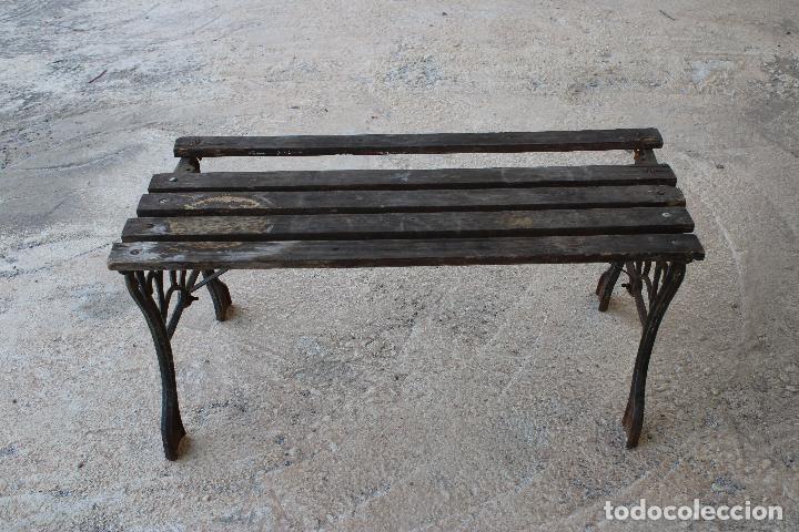 Antig&uuml;edades: mesa de hierro fundido - Foto 4