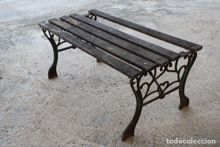 Antig&uuml;edades: mesa de hierro fundido - Foto 5