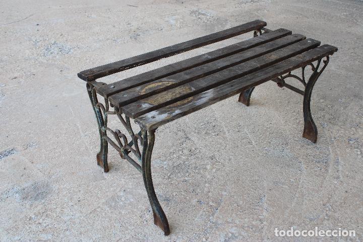 Antig&uuml;edades: mesa de hierro fundido - Foto 6