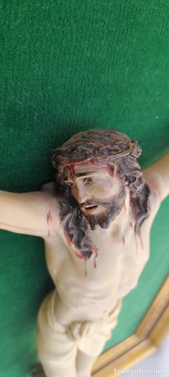 Antig&uuml;edades: CRISTO CRUCIFICADO EN CUADRO - Foto 7