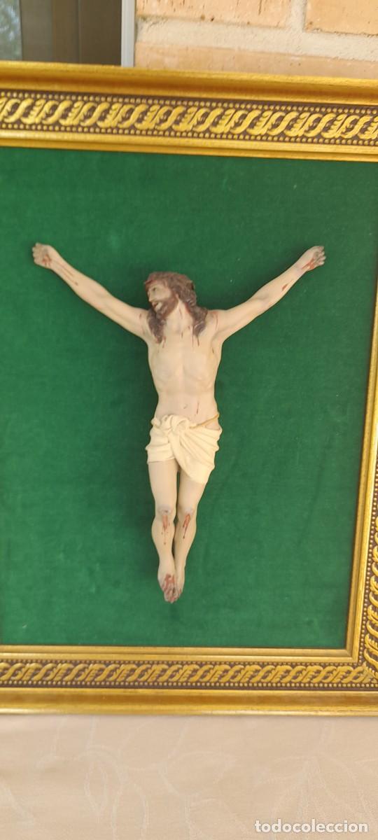Antig&uuml;edades: CRISTO CRUCIFICADO EN CUADRO - Foto 2