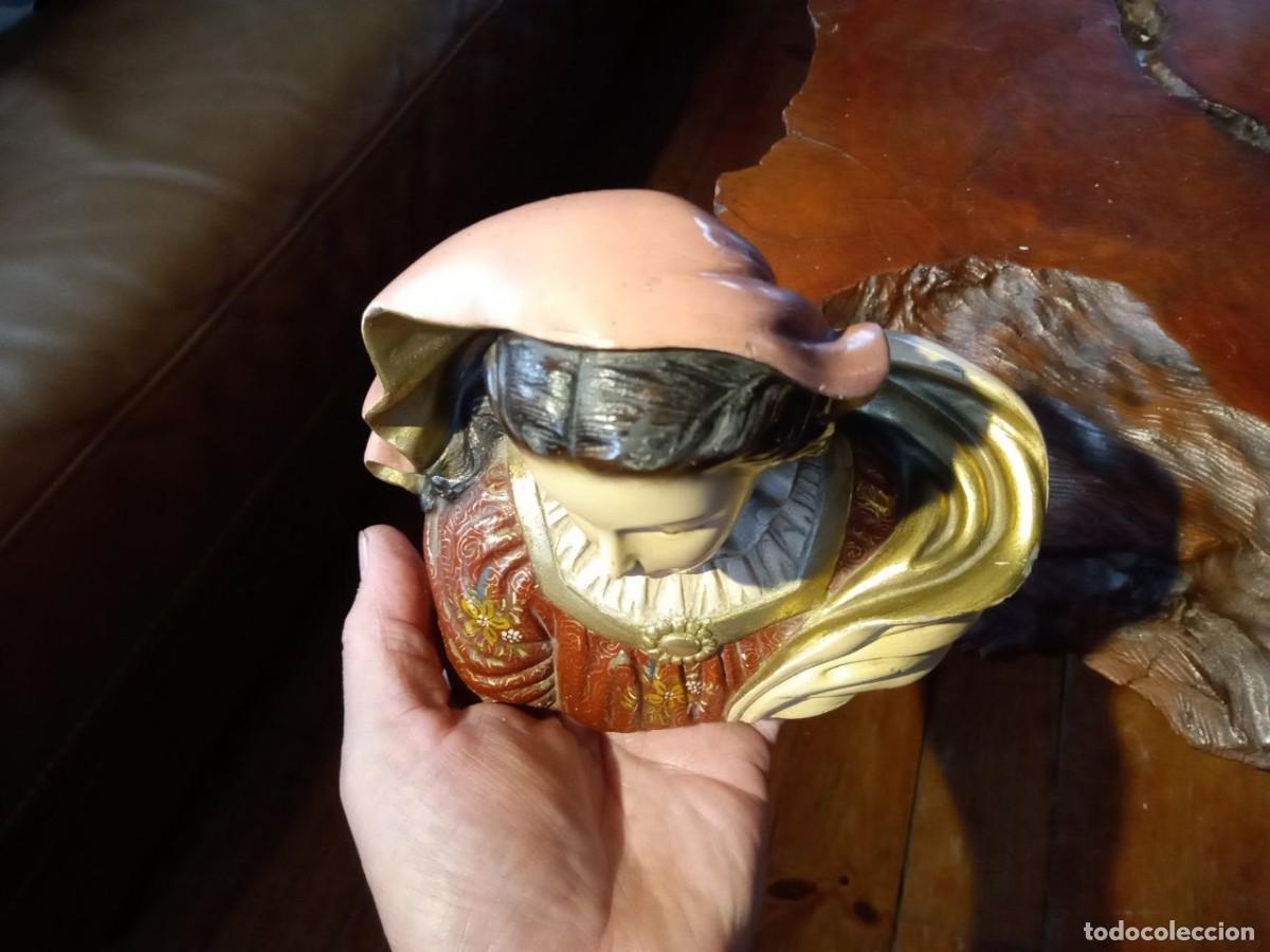 Antig&uuml;edades: VIRGEN MARIA EN ESTUCO POLICROMADO - Foto 4