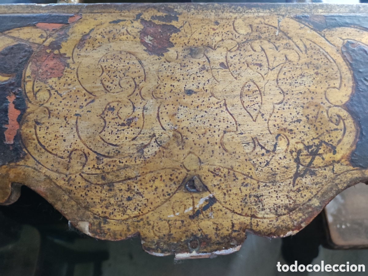 Antig&uuml;edades: Repisa de cocina decorada y dorada - Foto 6