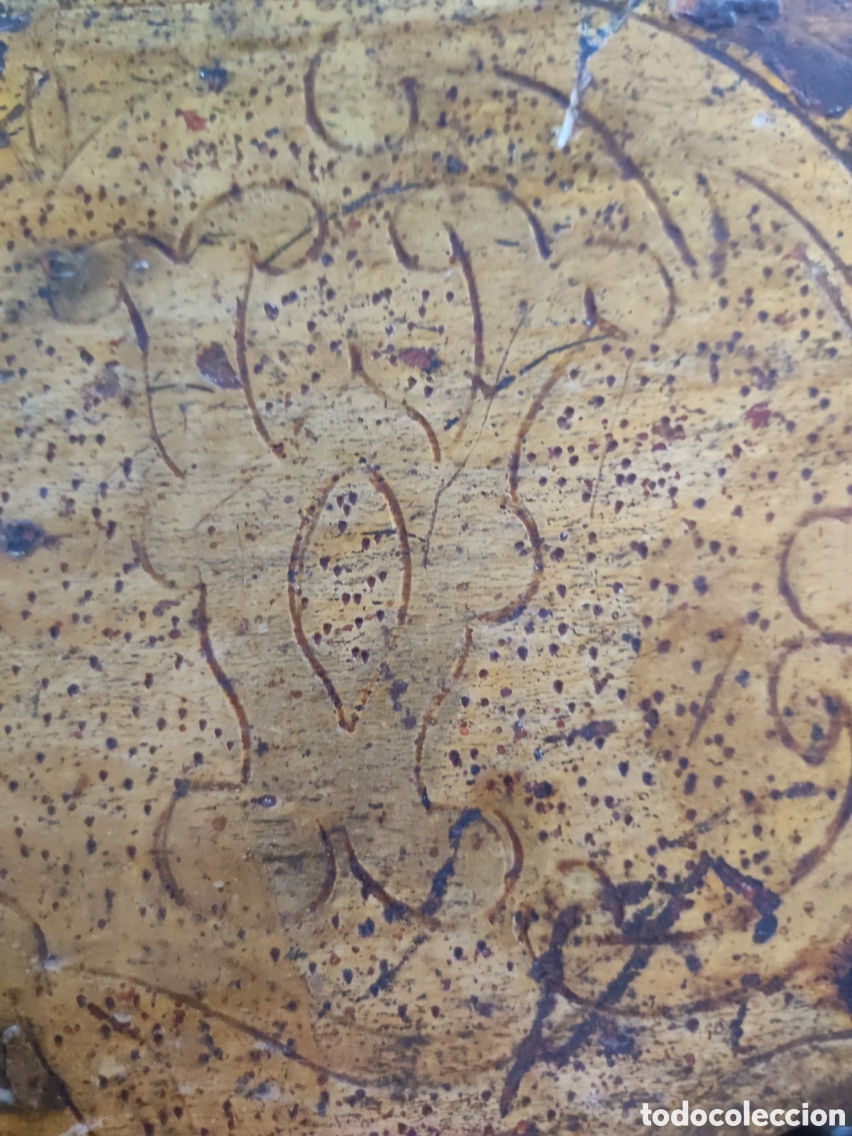 Antig&uuml;edades: Repisa de cocina decorada y dorada - Foto 8