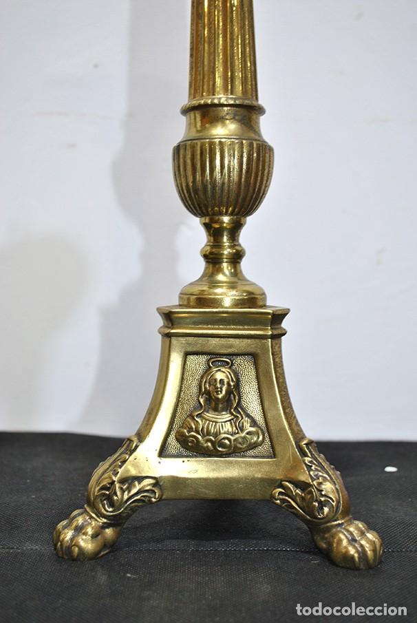Antig&uuml;edades: PAREJA DE HACHEROS DE BRONCE DORADO - Foto 5