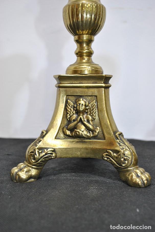 Antig&uuml;edades: PAREJA DE HACHEROS DE BRONCE DORADO - Foto 8