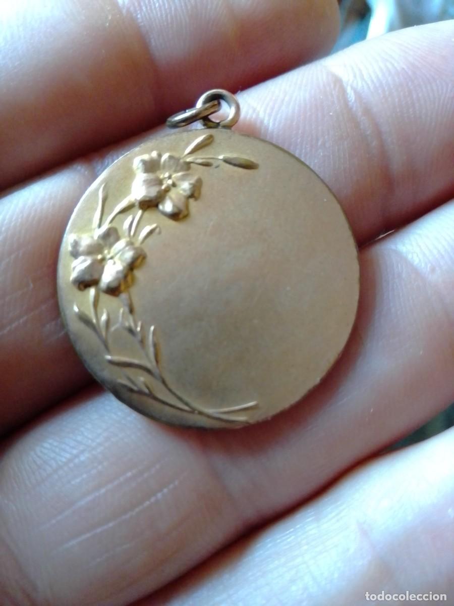 Antig&uuml;edades: MEDALLA VIRGEN INMACULADA CON ANGELES - Foto 2