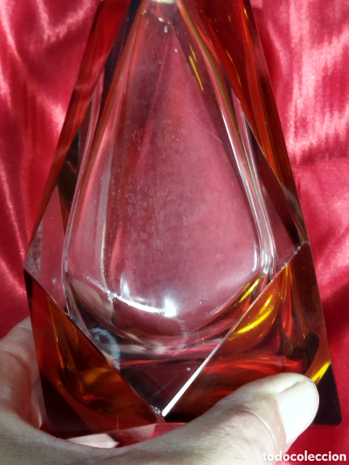 Antig&uuml;edades: Florero cristal Murano - Foto 4
