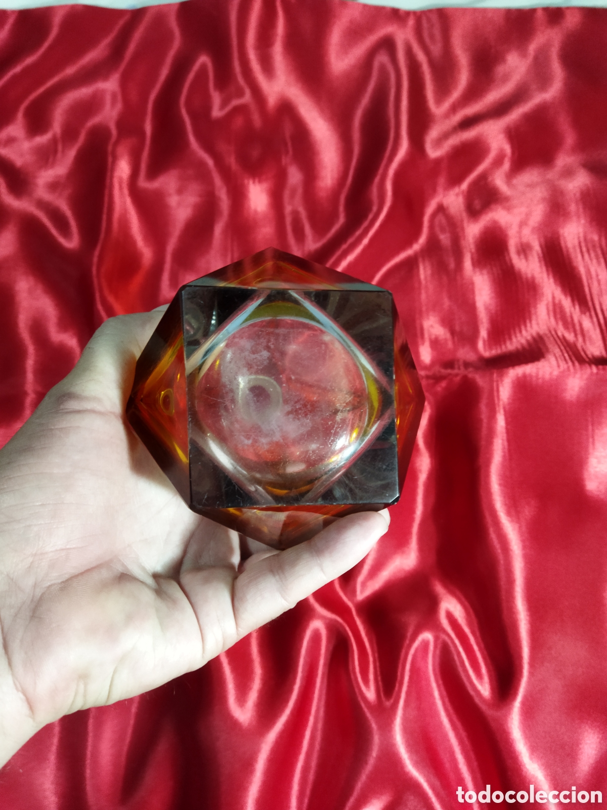 Antig&uuml;edades: Florero cristal Murano - Foto 5
