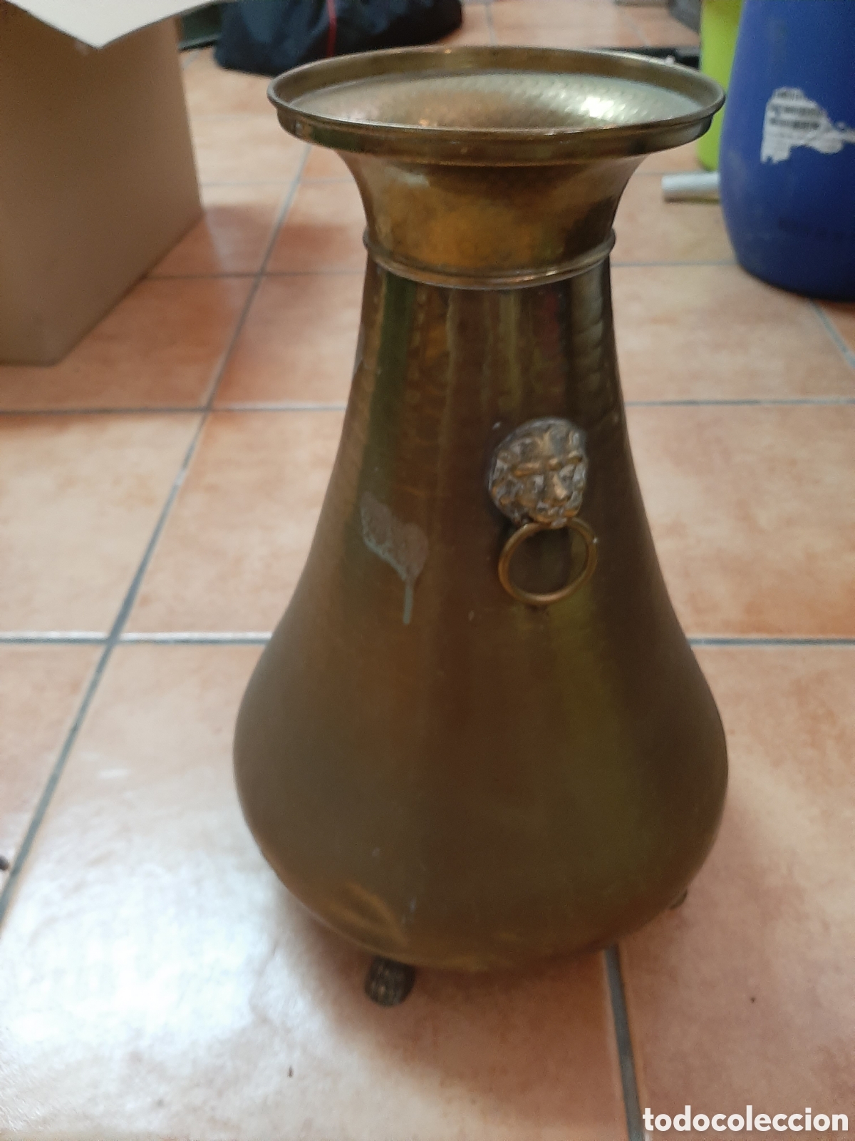 Antig&uuml;edades: PARAGUERO DE LATON ref ALF - Foto 1