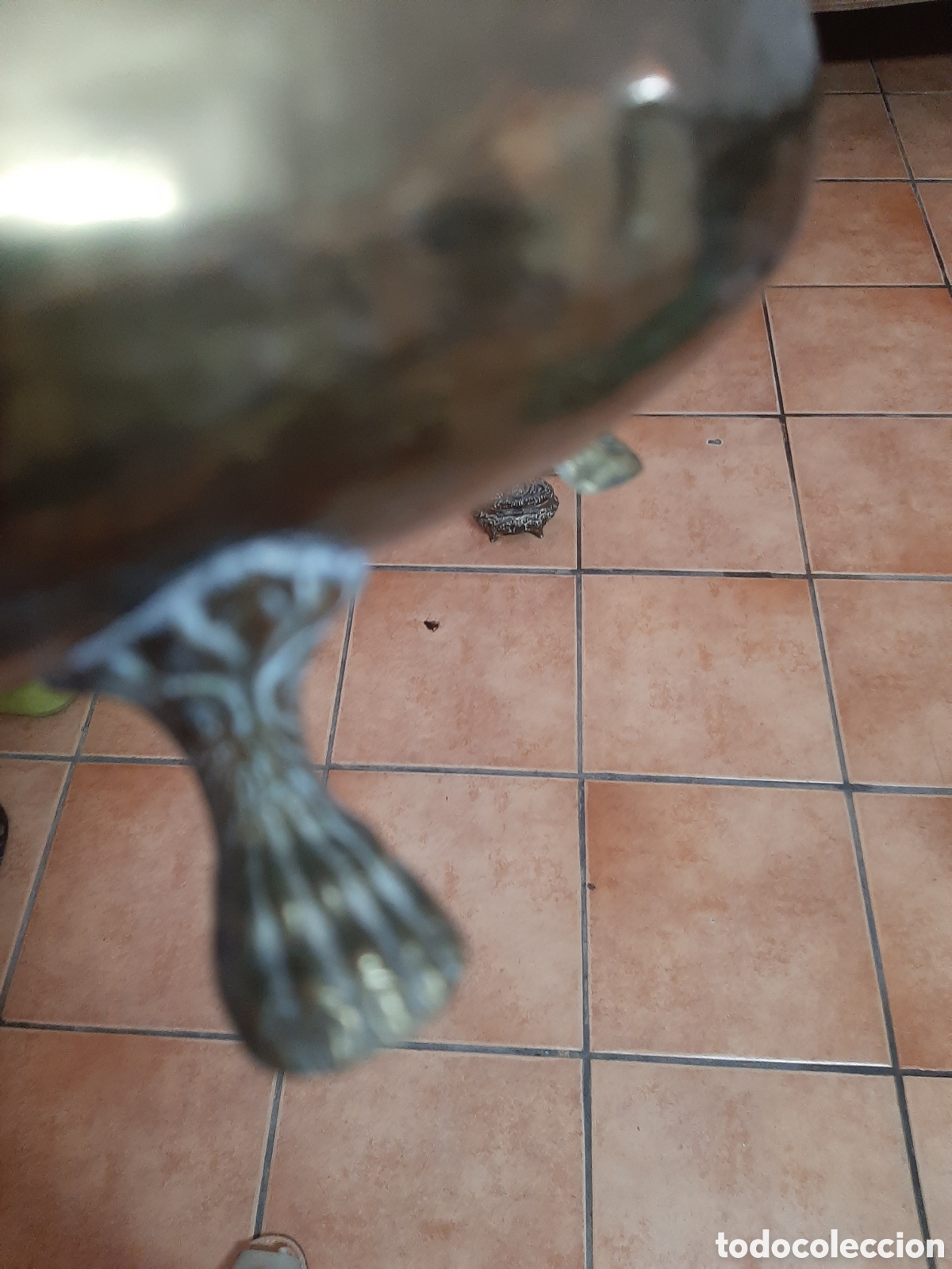 Antig&uuml;edades: PARAGUERO DE LATON ref ALF - Foto 5